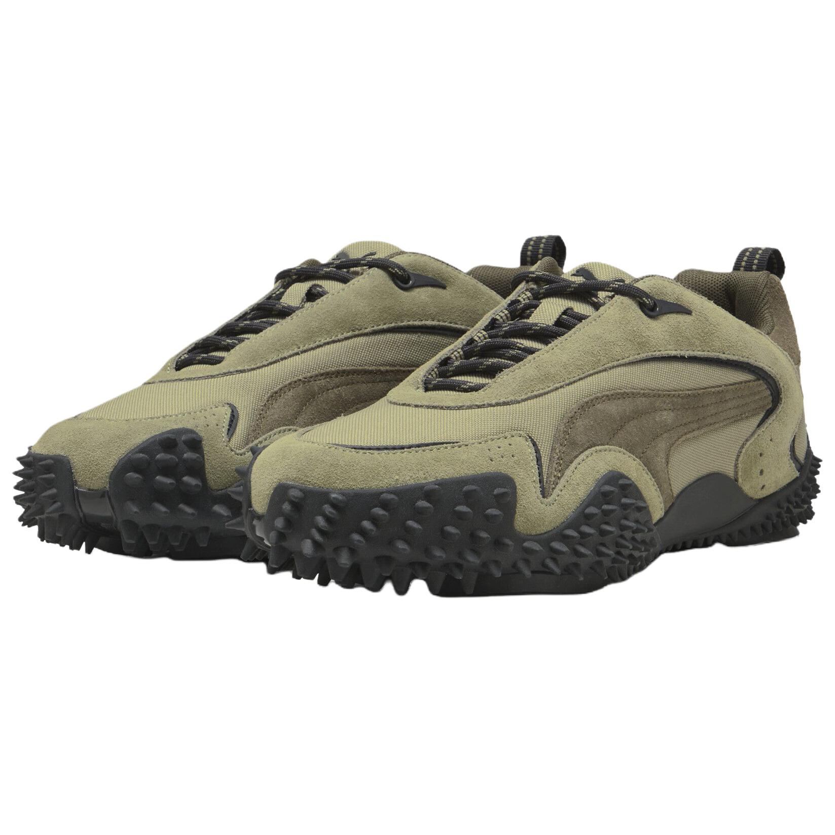 Дышащие и легкие беговые кроссовки Mostro для мужчин Army Green PUMA, зеленый — фото 4