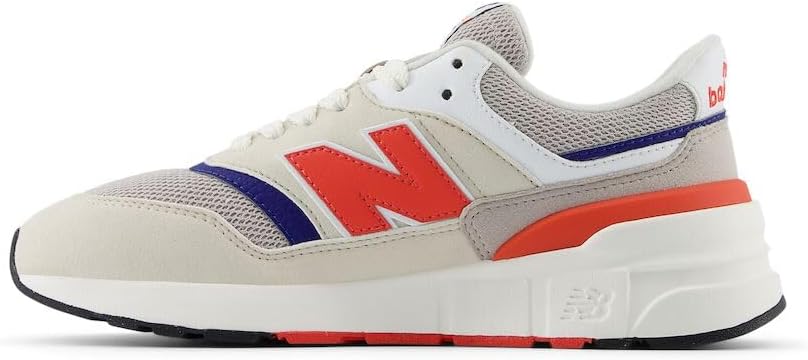 Детские кроссовки New Balance 997r V1 на шнуровке, Linen/Moonrock/Inkwell — фото 2