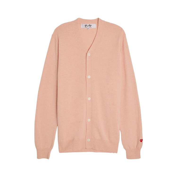 

Кардиган Comme Des Garçons Comme des Garçons PLAY Small Heart Cardigan, розовый