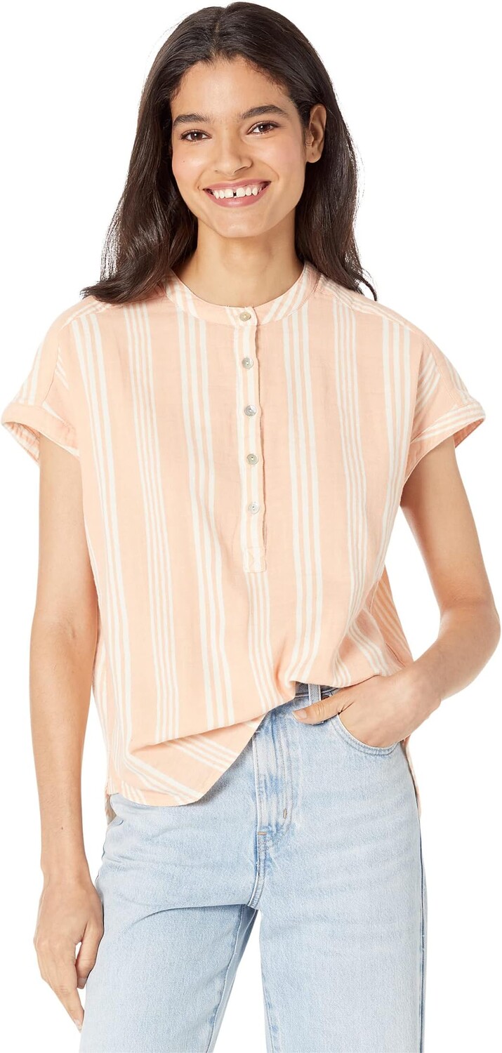 

Хлопковый топ Dream Desmond Faherty, цвет Sepia Neutral Stripe