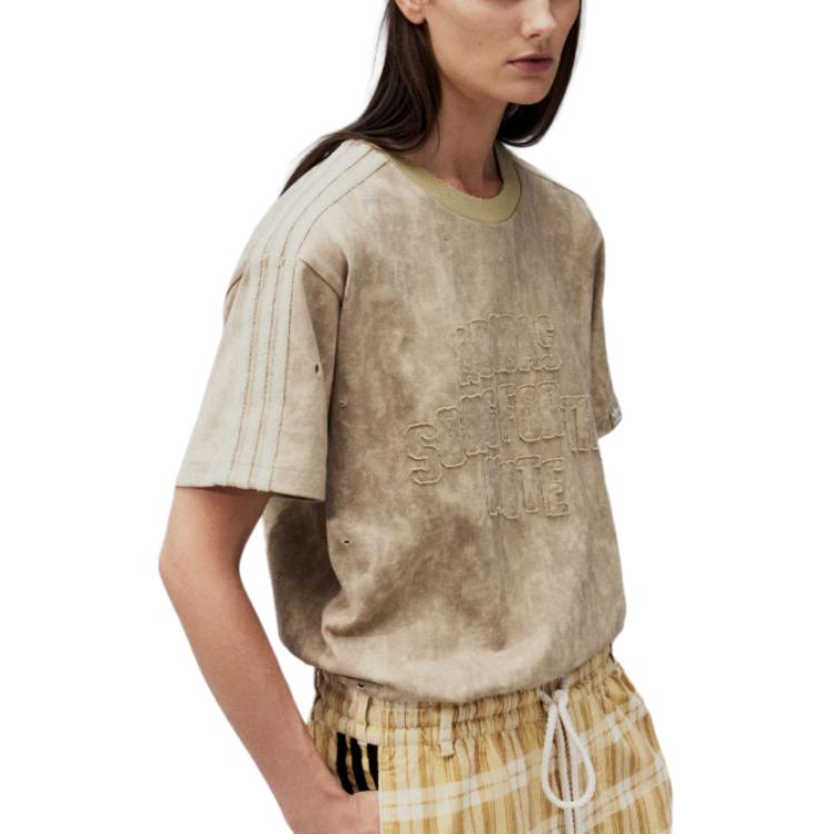 Футболка Adidas X Song For The Mute Oversized Logo Adidas Originals, Clay — фото 4