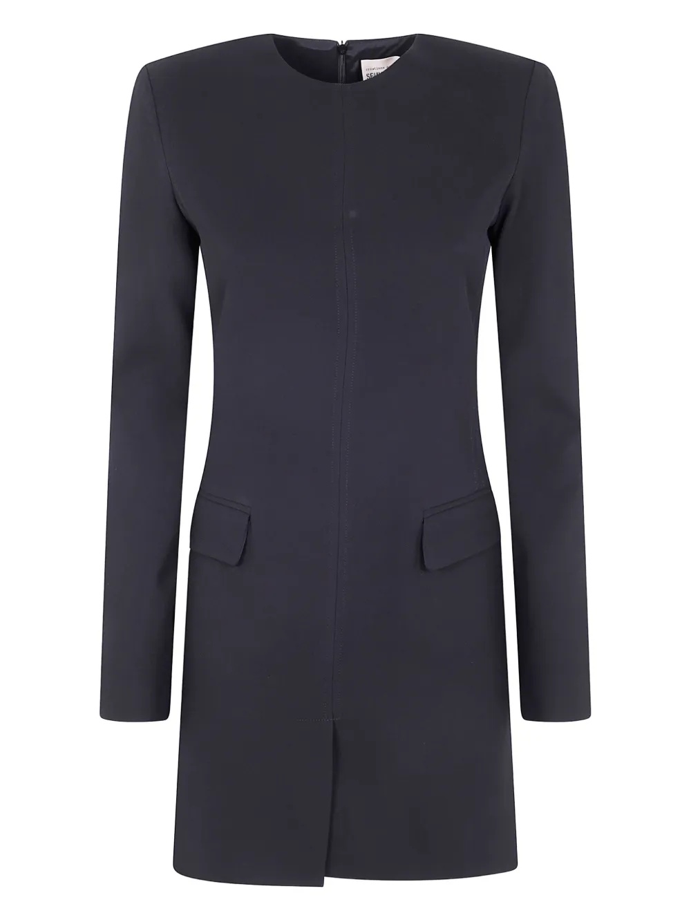 

Мини-платье с длинными рукавами Semicouture, синий