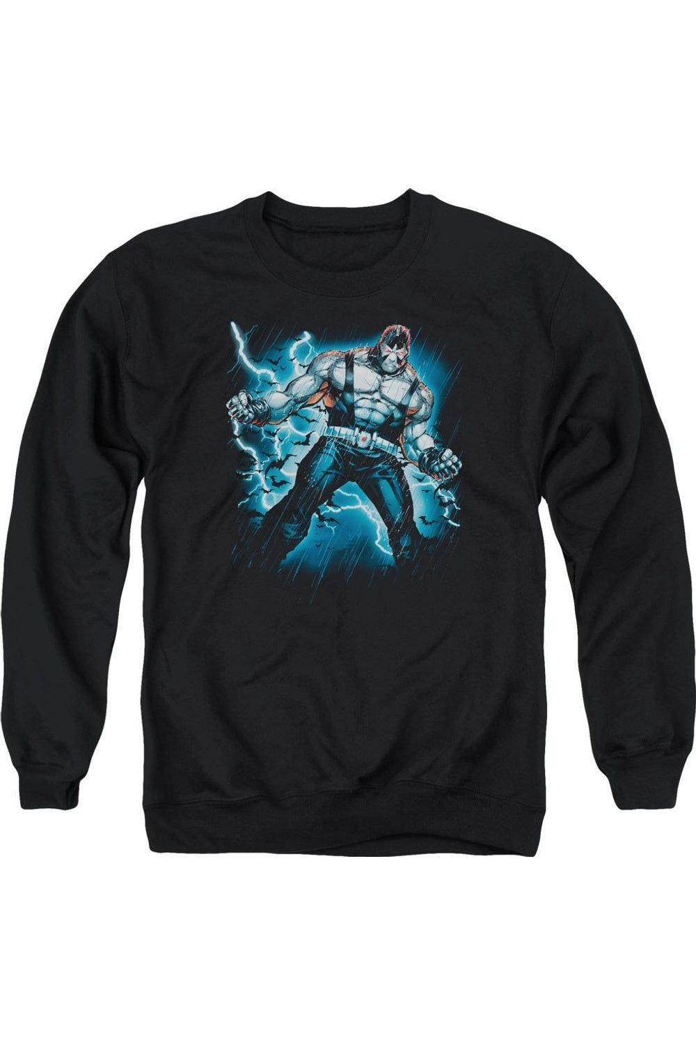 

Толстовка Batman Stormy Bane для взрослых с круглым вырезом Gildan, черный