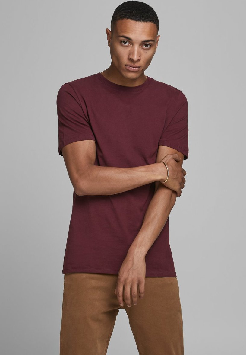 

Футболка O NECK Jack & Jones, бургундия