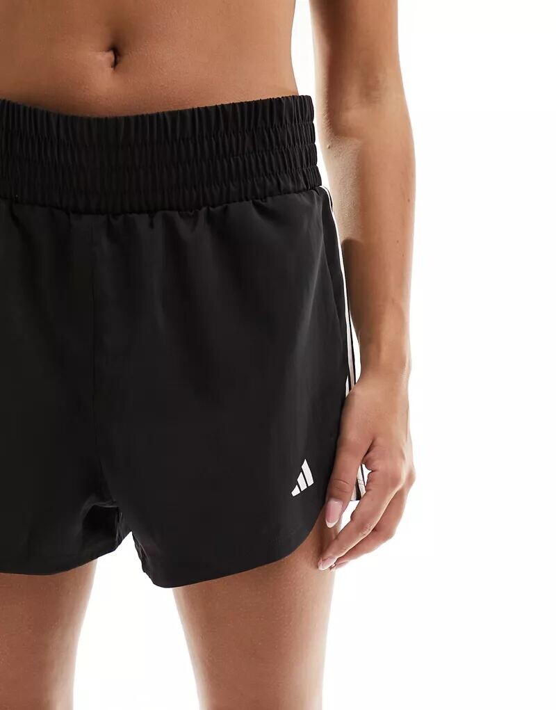 Черные шорты adidas Training Pacer adidas performance — фото 3