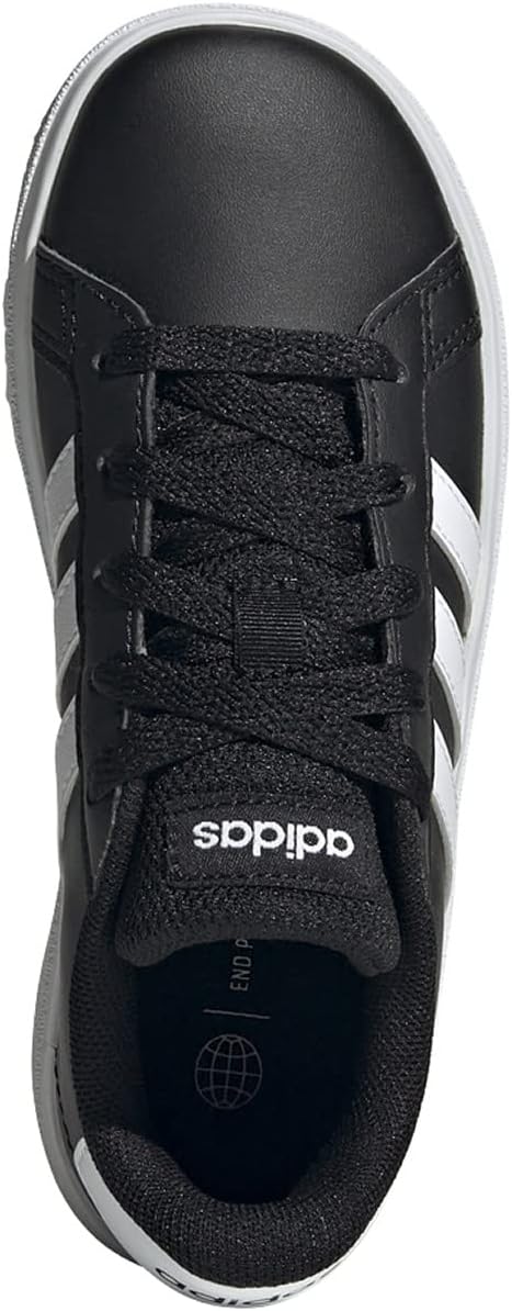 Кроссовки Adidas Kids' Grand Court 2.0, черно-белый — фото 2