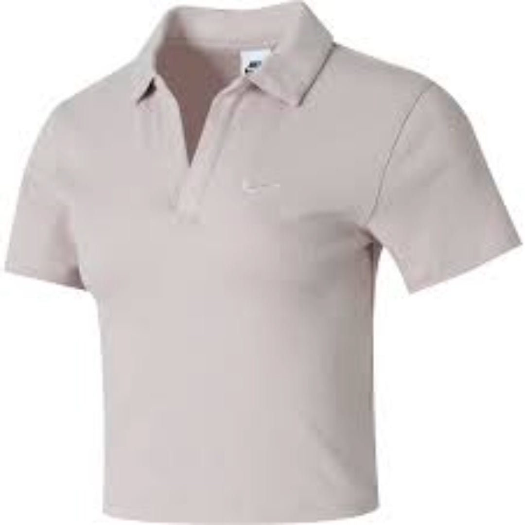

Спортивный топ (WMNS) Nike Essential Polo Crop Top 'Pink' DV7885-019, розовый