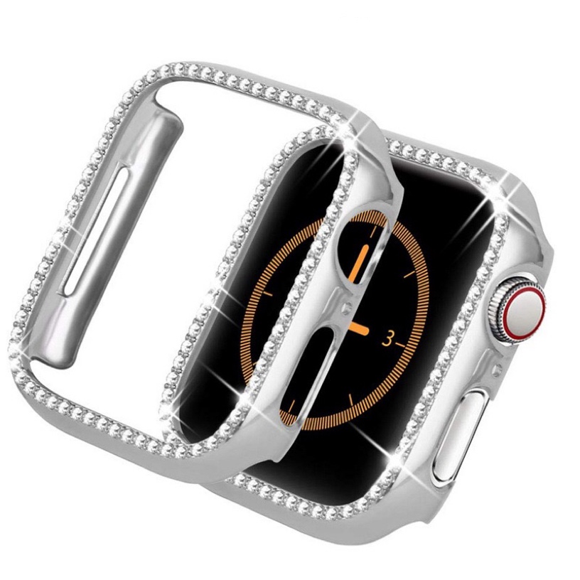 

CHENSONG Часы Protective Case Apple PC Plastic Case Material Apple Watch9/iwatch8/SE/6/5/4, Silver