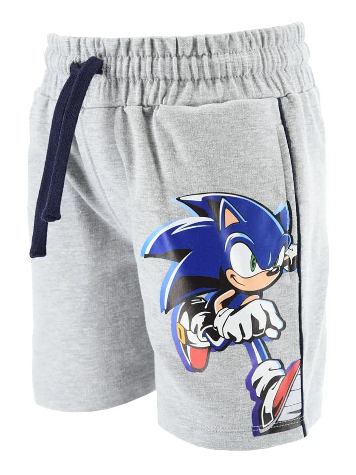 Свитшоты свободного кроя Sonic, серый — фото 2
