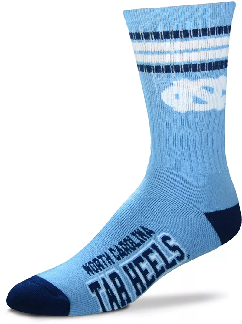 

Носки с 4 полосками для босых ног North Carolina Tar Heels For Bare Feet