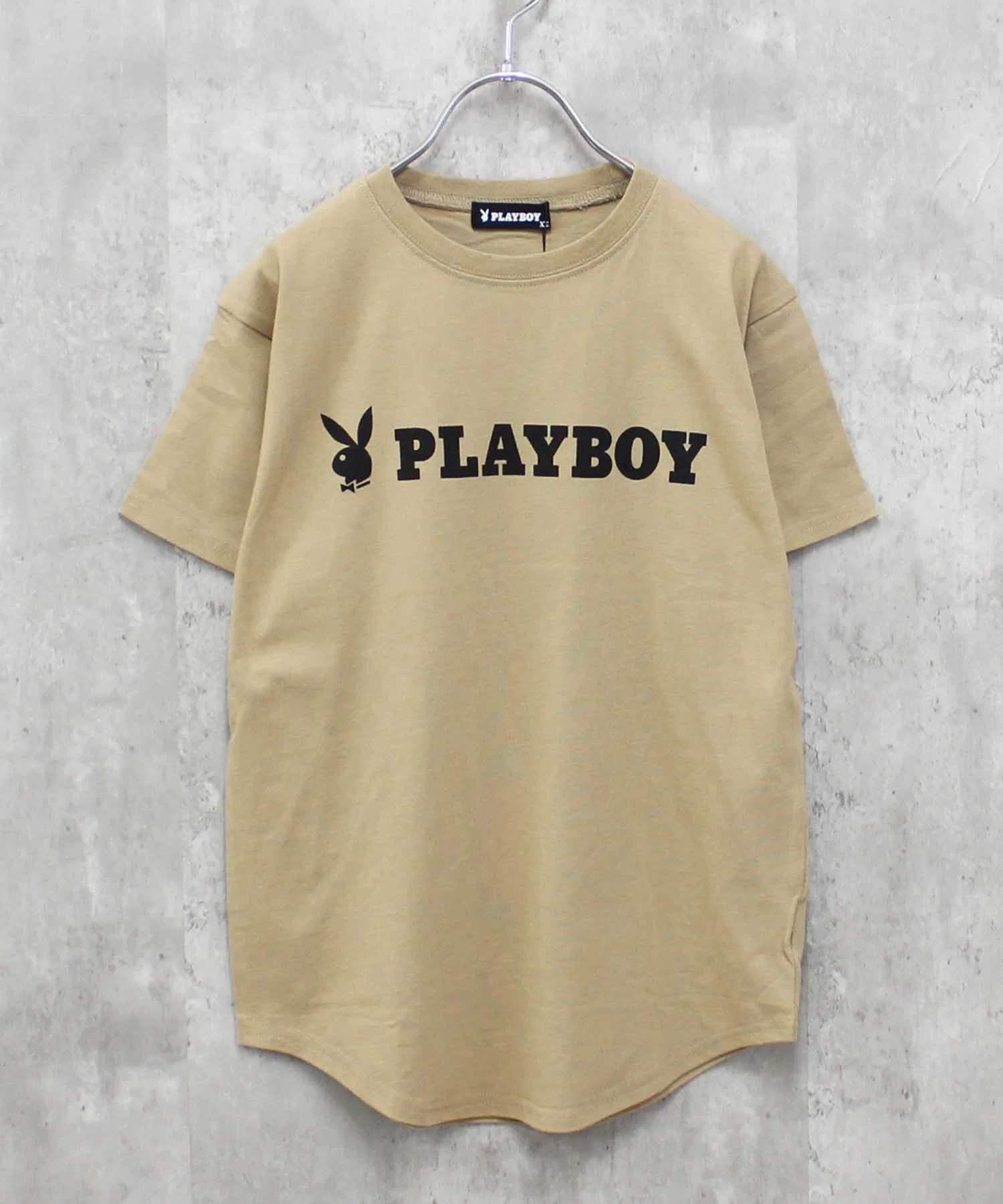 Детская футболка с логотипом PLAYBOY THE CASUAL бежевая