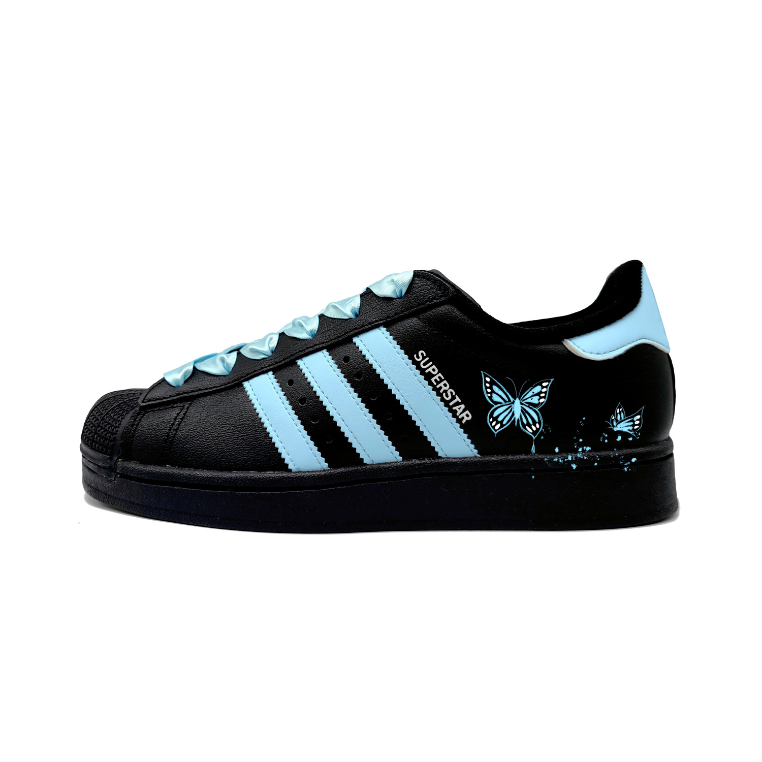 

Adidas Originals Superstar 2 Abrasion Resistant Low top Kids' Skateboarding Shoes Blue Teenagers