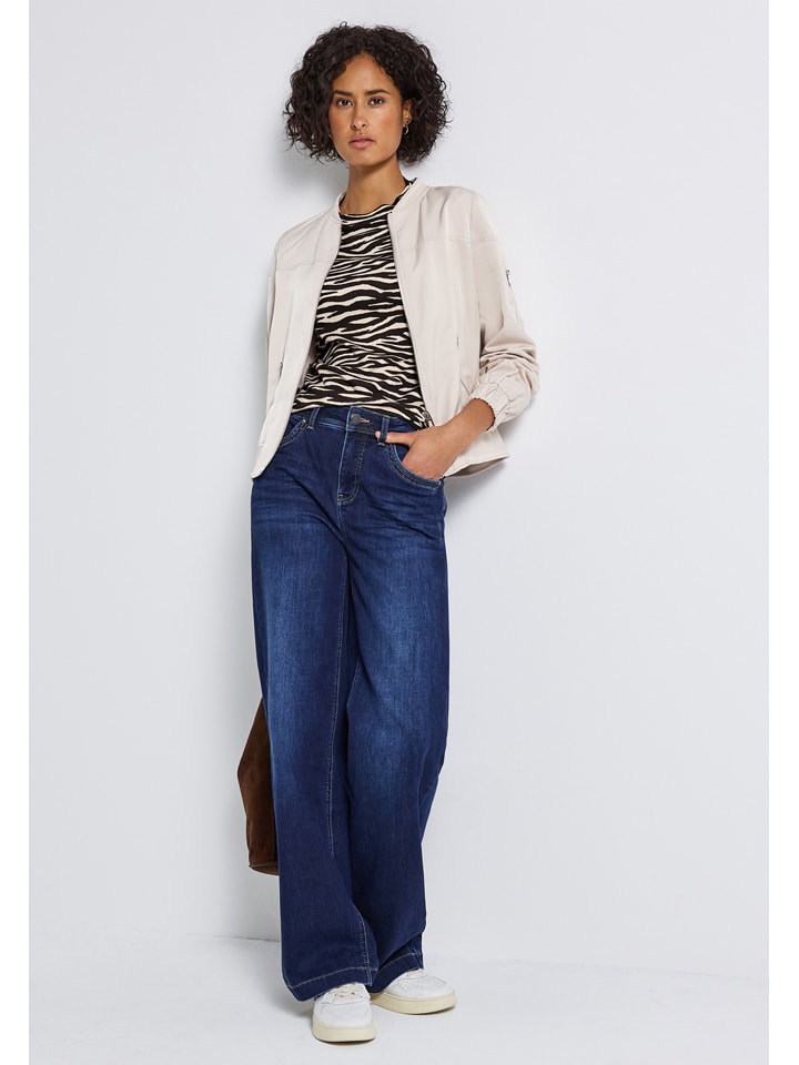 

Cecil Футболка черно-кремового цвета, Черный, Cecil Футболка черно-кремового цвета