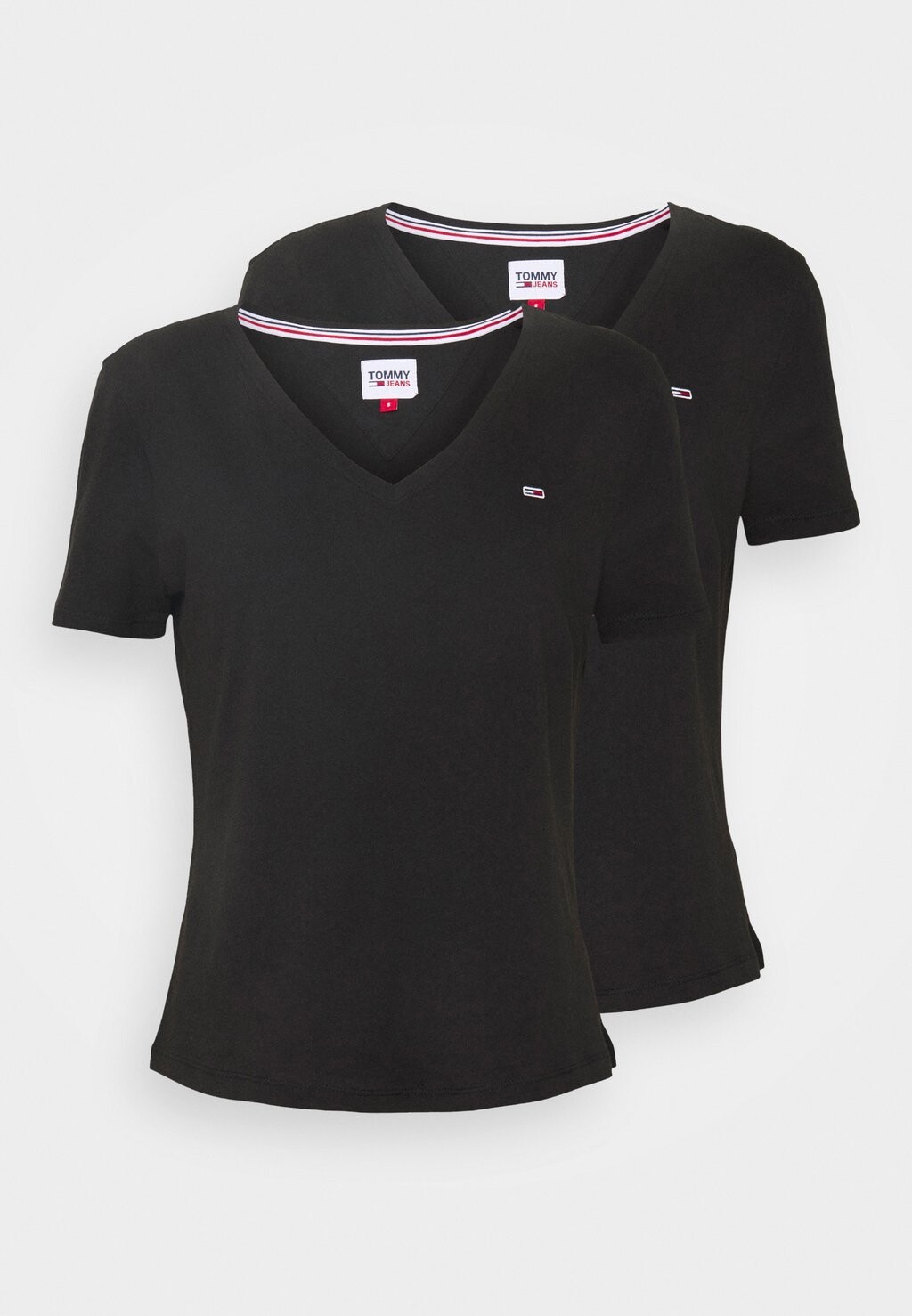 

Футболка с принтом 2Pack V Neck Tee Tommy Hilfiger, черная