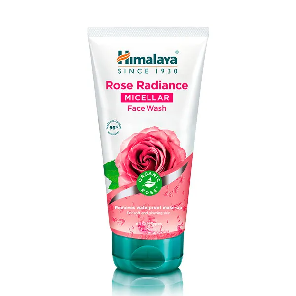 

Мицеллярное очищающее средство для лица Rose Radiance Micellar Face Wash Himalaya, 150 ml