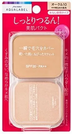 Пудра компактная Moist Powdery Ochre 10 Aqualabel 11.5 г