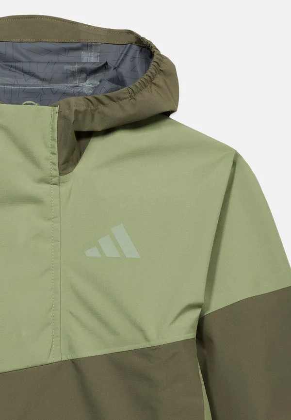 Водонепроницаемая куртка унисекс Adidas Terrex, Olive Strata/Tent Green — фото 4