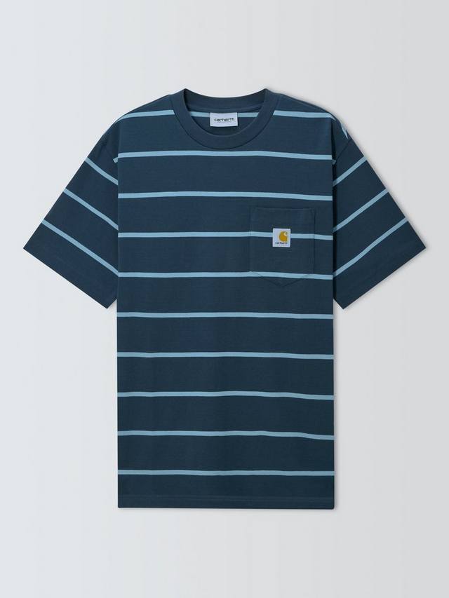 

Футболка с карманом aiken с коротким рукавом Carhartt WIP, цвет Dusky Blue
