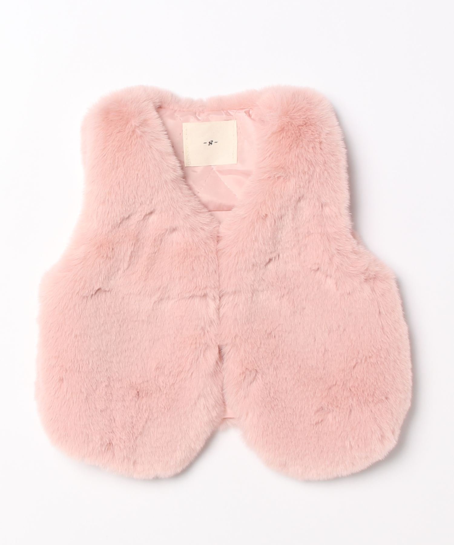 Корейская детская одежда, милый жилет из искусственного меха Aimoha Kids, pink