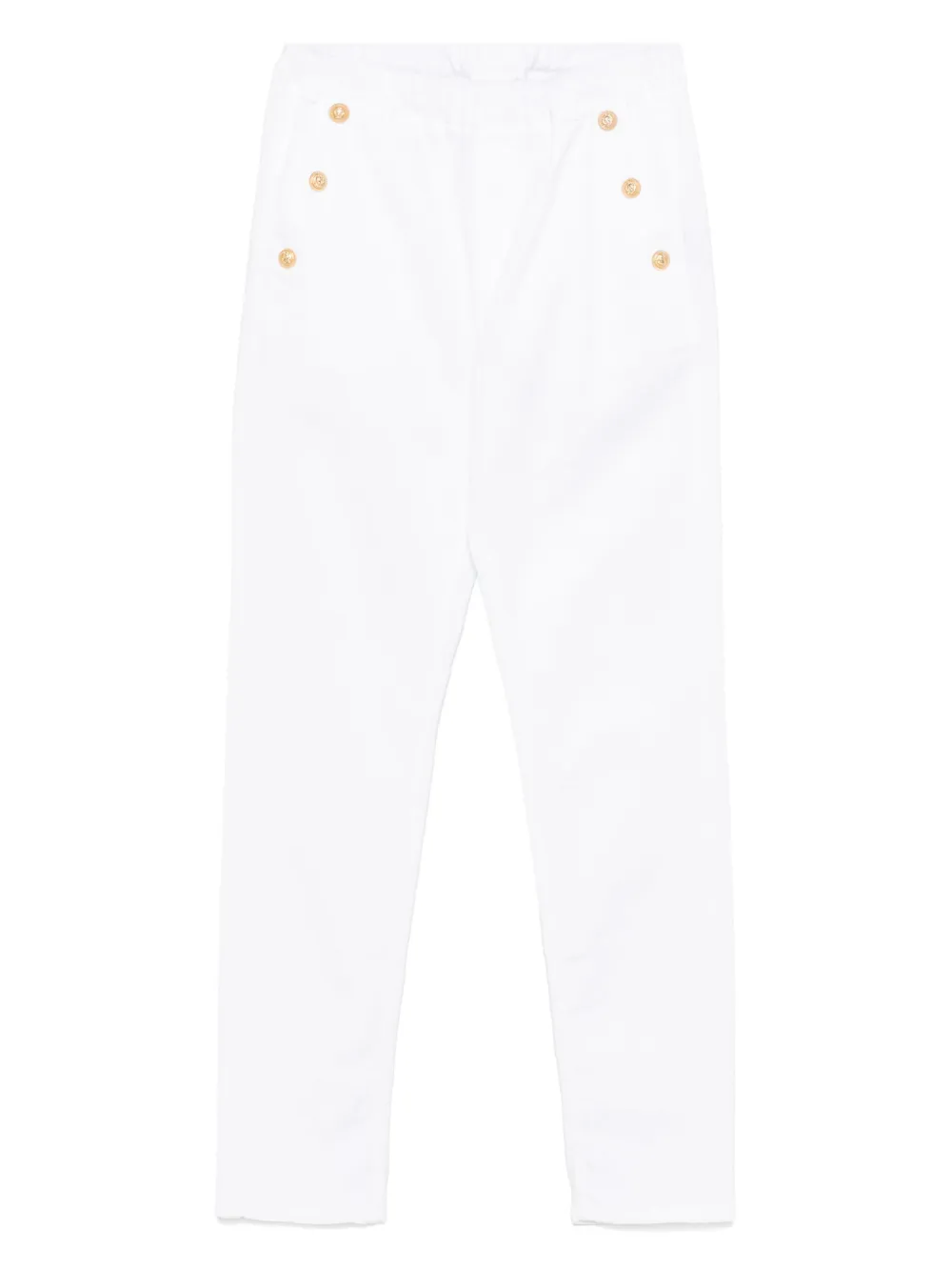 

Брюки с логотипом Balmain Kids, белый