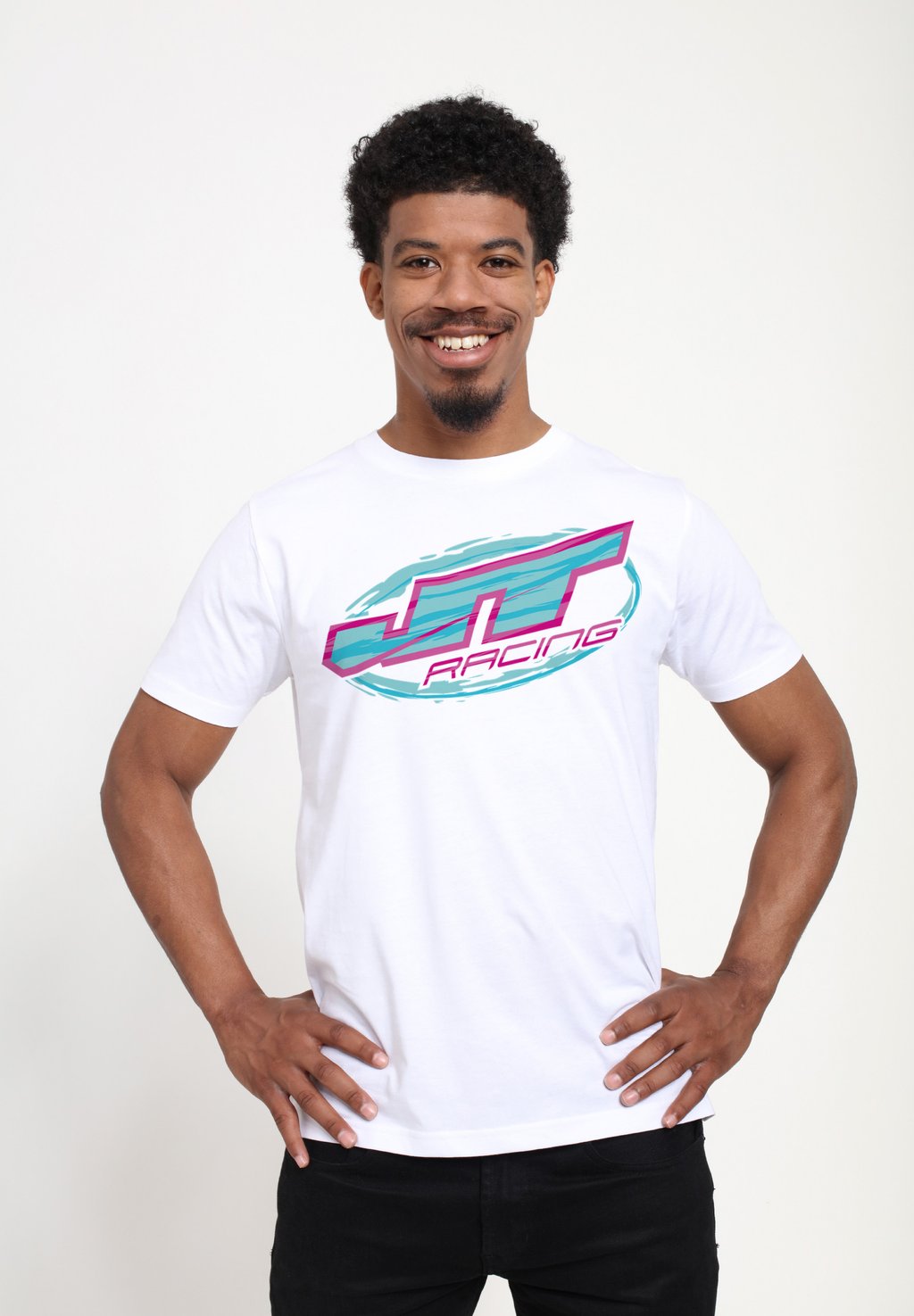 

Футболка с принтом RACING AND LOGO Henry Tiger, белый