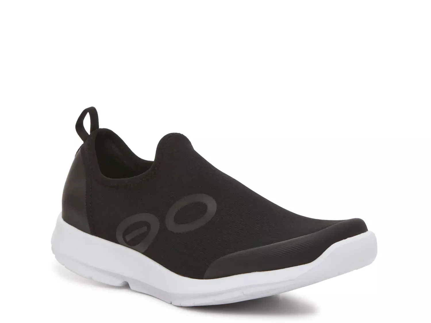 Кроссовки OOFOS OOmg Sport Slip-On — женские, белые/черные