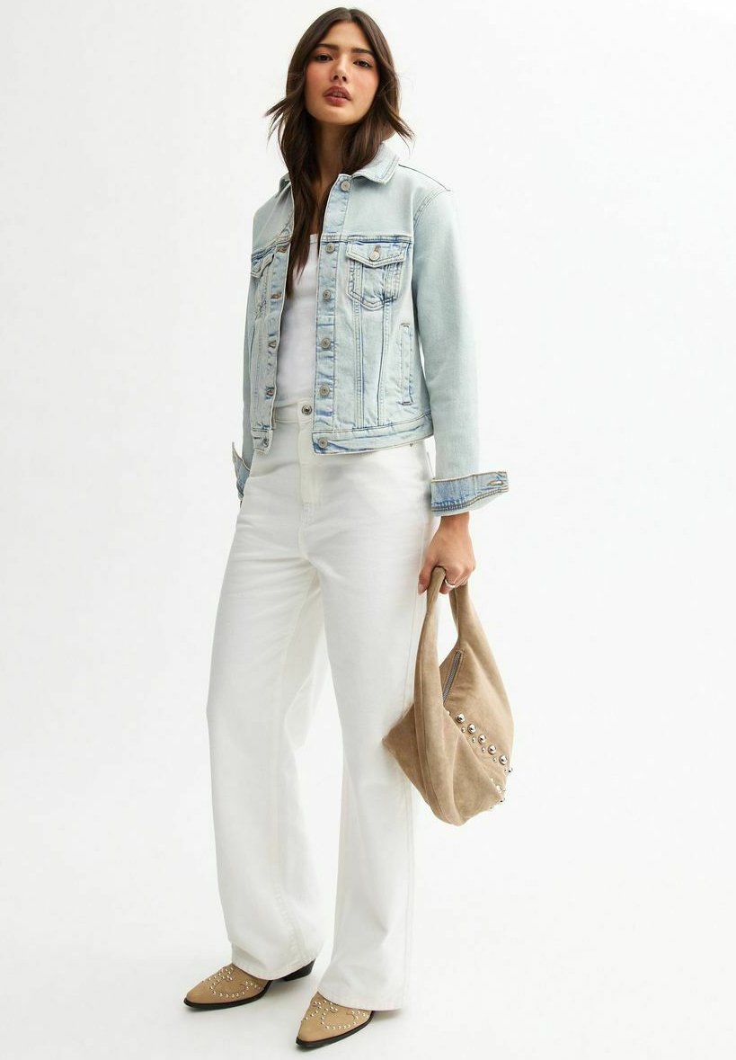 

Джинсовая куртка BRIGHT LIGHT WASH New Look, синий