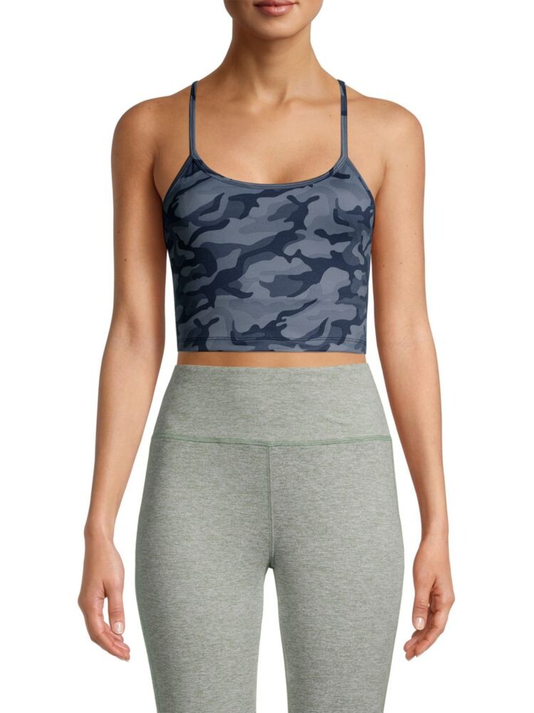 

Удлиненный спортивный бюстгальтер с камуфляжным принтом Vineyard Vines, цвет Camo Summer