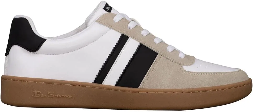 Мужские кроссовки Ben Sherman Hyde, White Black Gum — фото 2