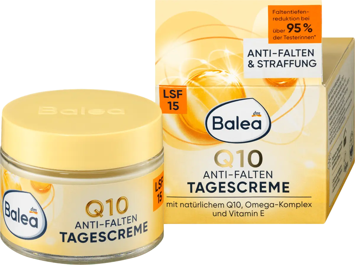 

Крем для лица против морщин Q10 SPF 15 500мл Balea