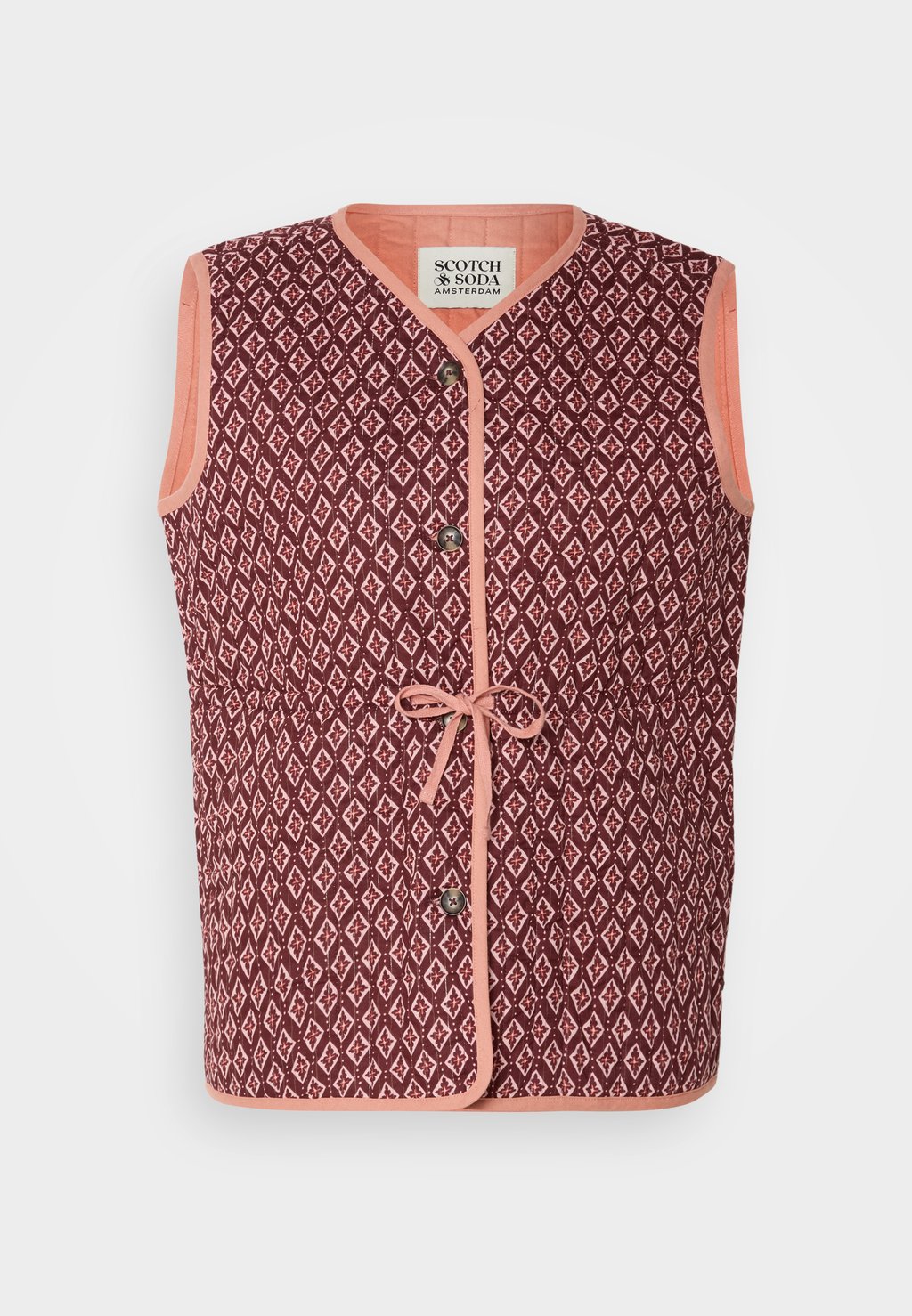 

Жилет BLOCK PRINT GILET Scotch & Soda, бордовый