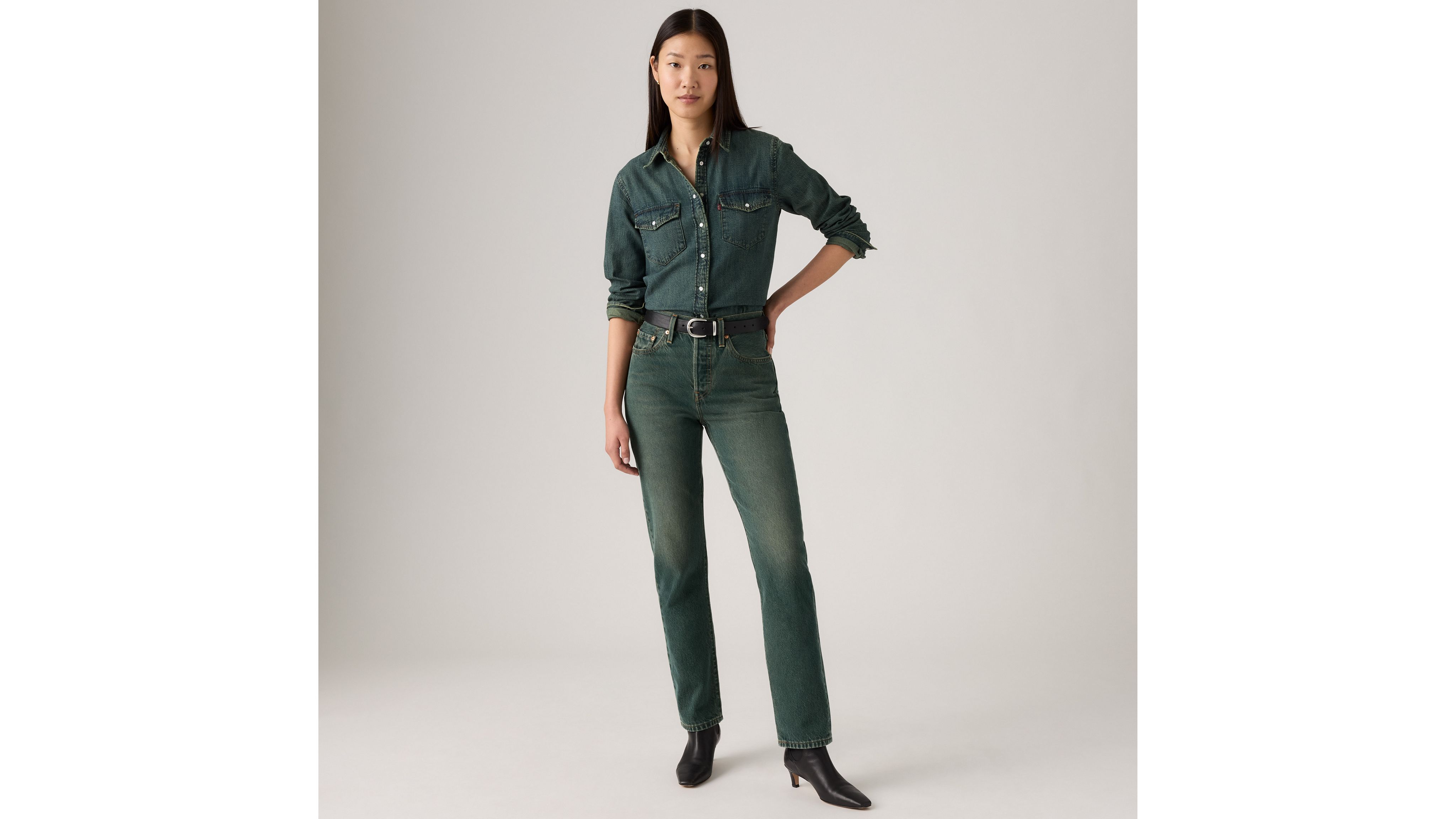 

Женские джинсы 501 Original Fit Levi's, Verdant Ventures - Dark Wash