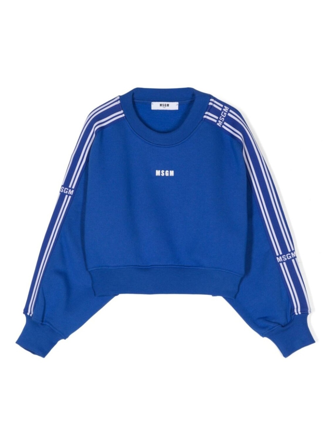 

MSGM Kids укороченная толстовка, синий