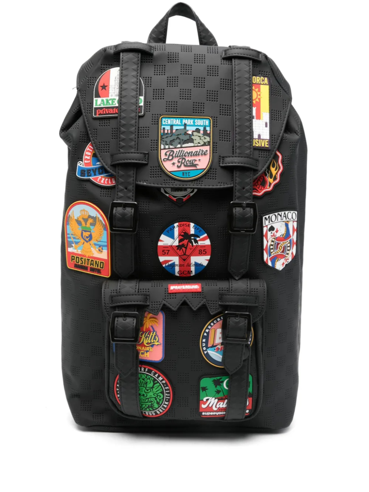 

Детский рюкзак Sprayground с несколькими заплатками Sprayground kid, черный