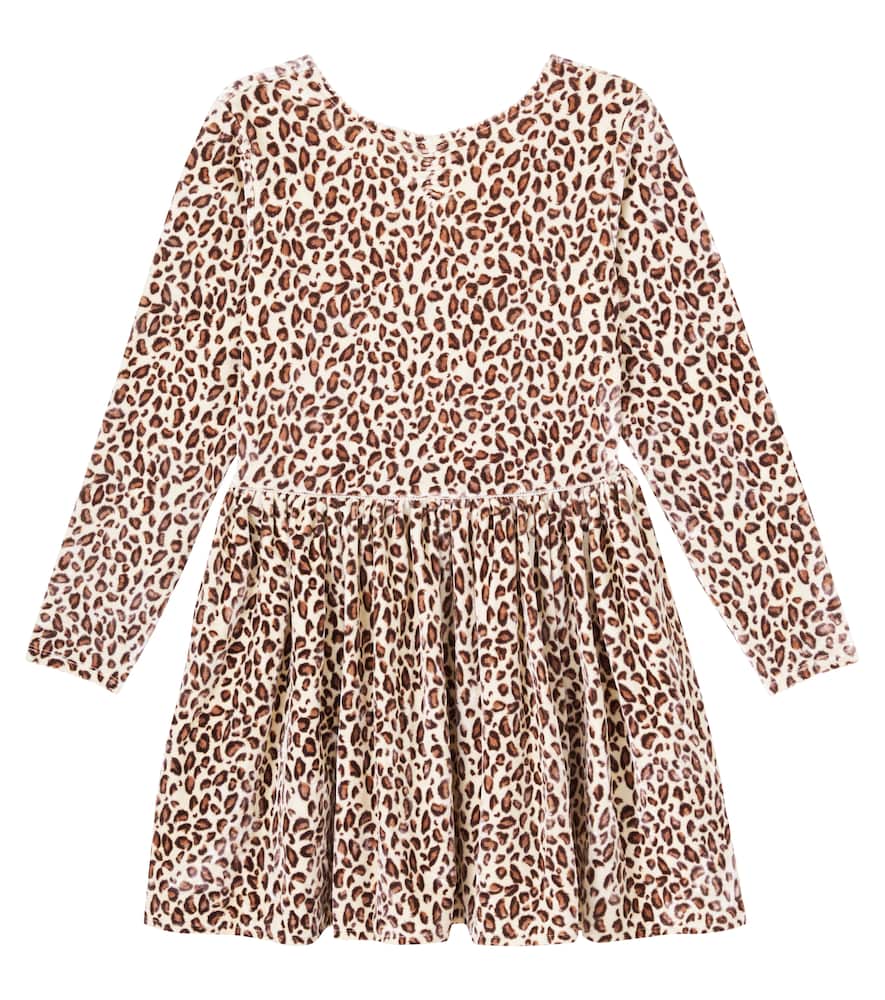 

Платье Carlito из бархата с леопардовым принтом Konges Sløjd, Leo