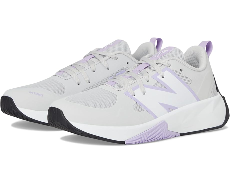 

Детские кроссовки New Balance Fuelcell Play (Big Kid) New Balance Kids, Grey Matter/Lilac Glo/White