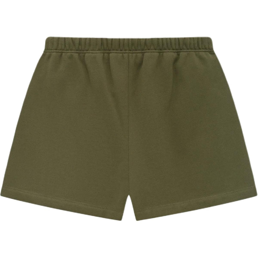 Спортивные шорты Fear of God Essentials Fleece Soccer Short 'Military', оливкого-зеленый — фото 2