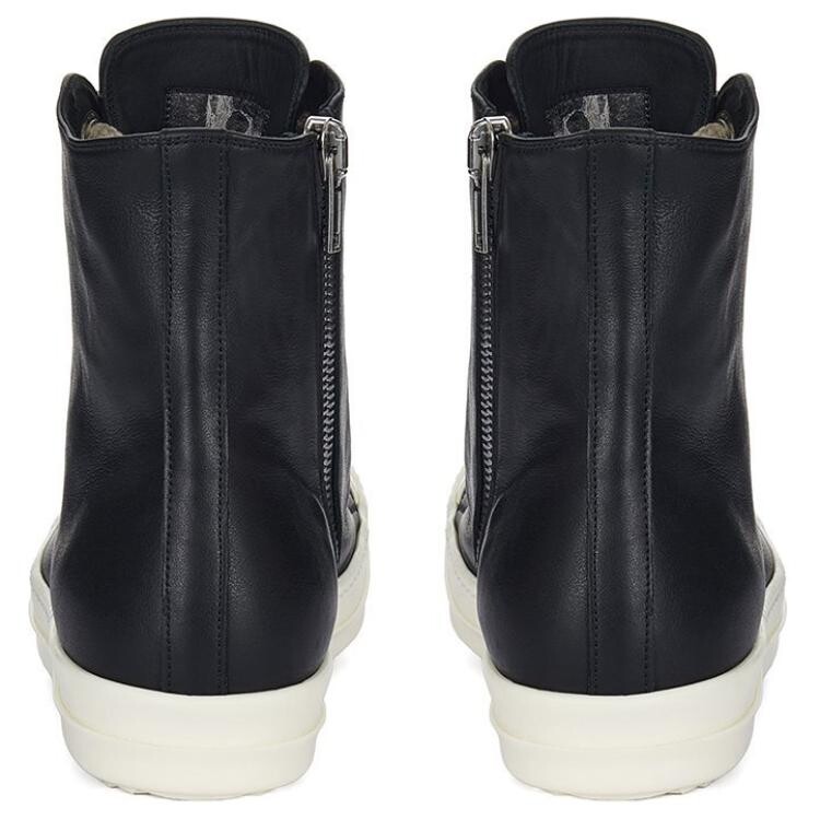 Кроссовки RICK OWENS Jumbo Laces Skateboarding Shoes Men High-top Black, черный — фото 4