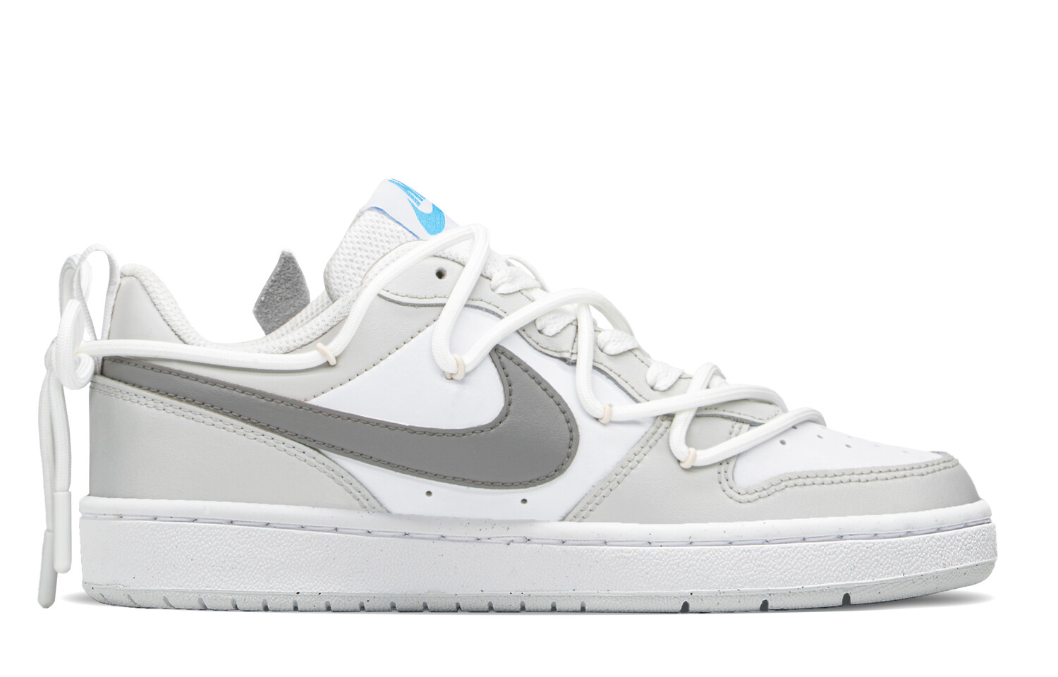 

Кроссовки Nike Court Borough Skateboard Shoes Women's Low-Top White Gray