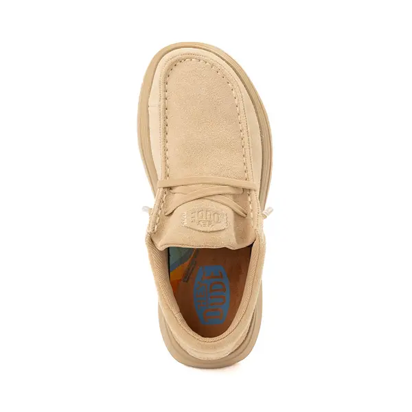 Слипоны Womens HEYDUDE Wendy Comf Suede Slip-On Casual Shoe, цвет Tan — фото 2
