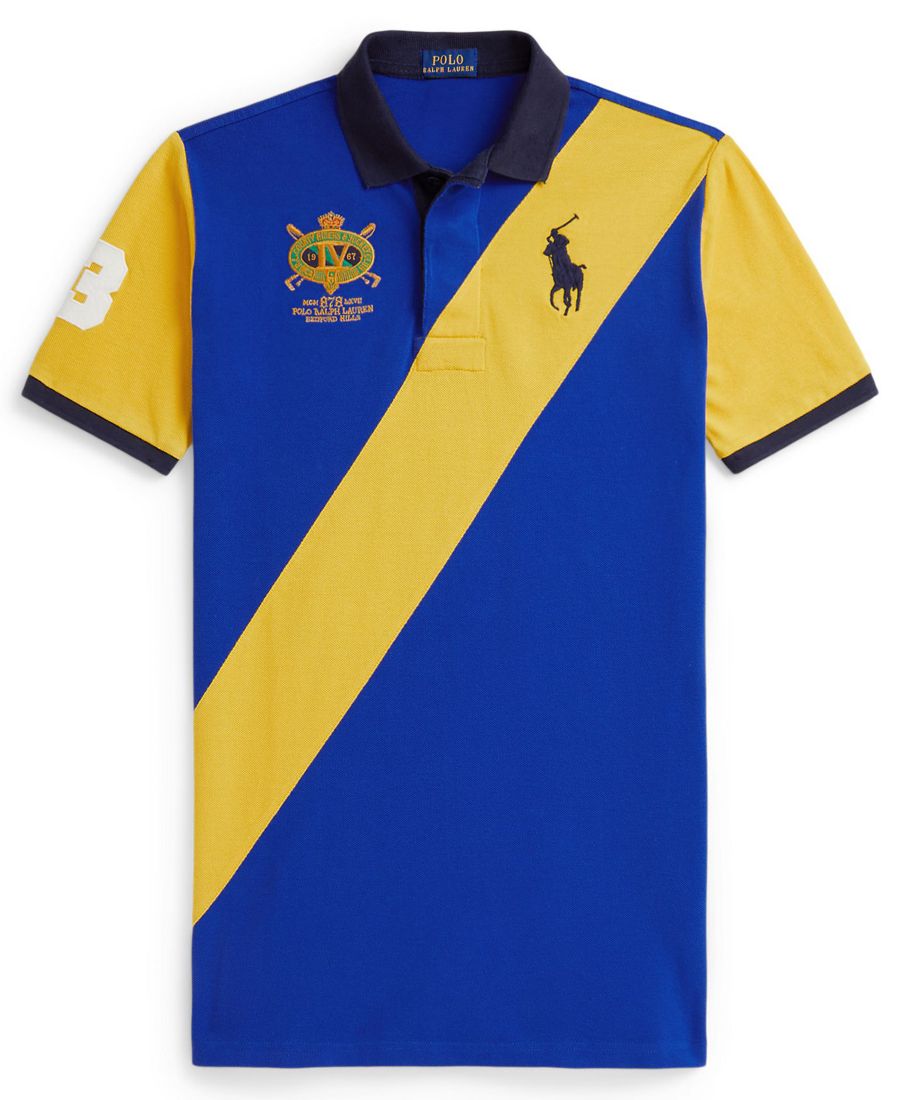 

Платье-поло с цветными блоками для девочек 7-16 лет Polo Ralph Lauren, New Sapphire
