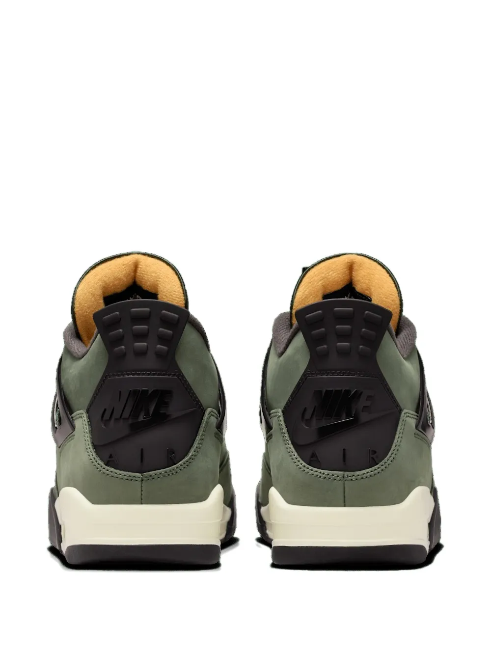 Кроссовки X UNDEFEATED 4 Retro Jordan, зеленый — фото 3