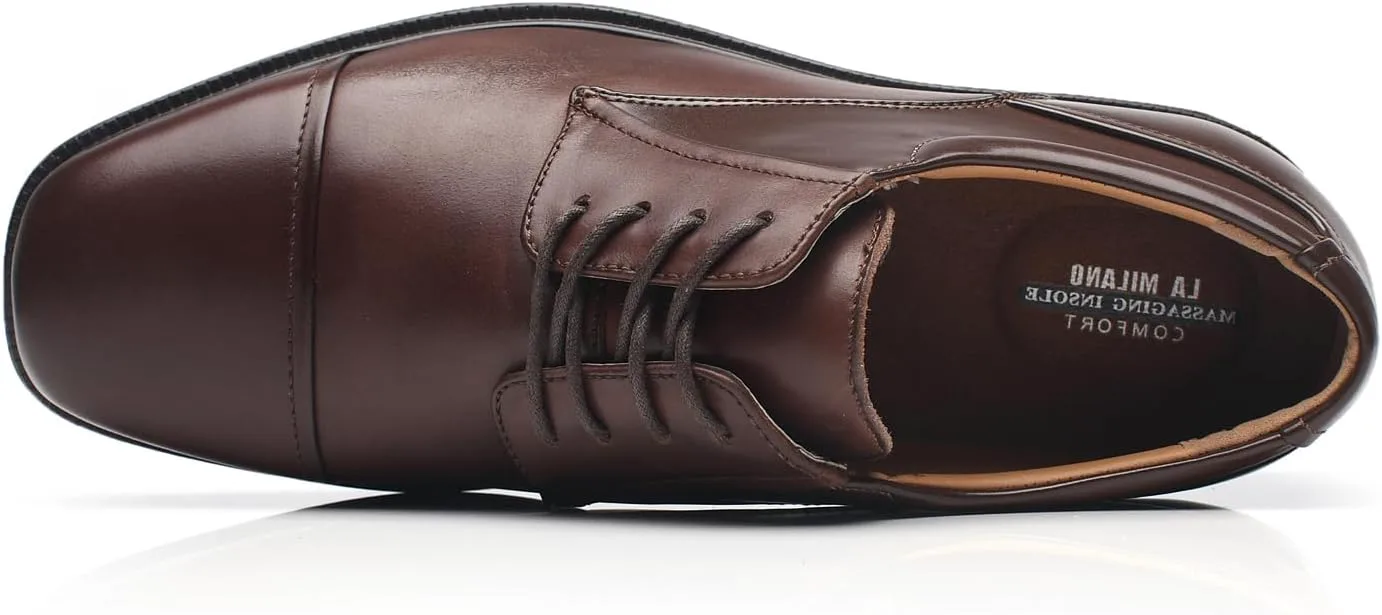 

Мужские оксфорды La Milano с классическим современным круглым носком, коричневый