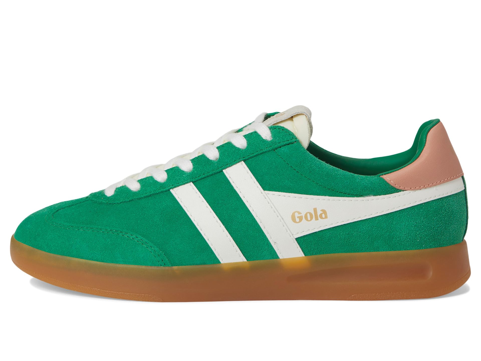 Кроссовки Gola Cyclone, Emerald/Off White/Terracotta/Gum — фото 4