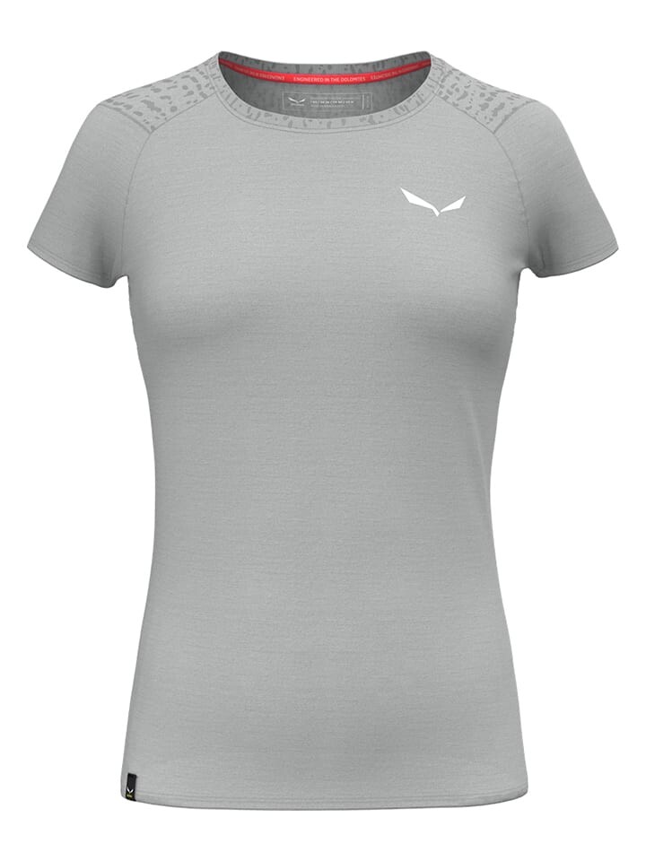 

Спортивная футболка Salewa Funktionsshirt Pure Salamander, серый