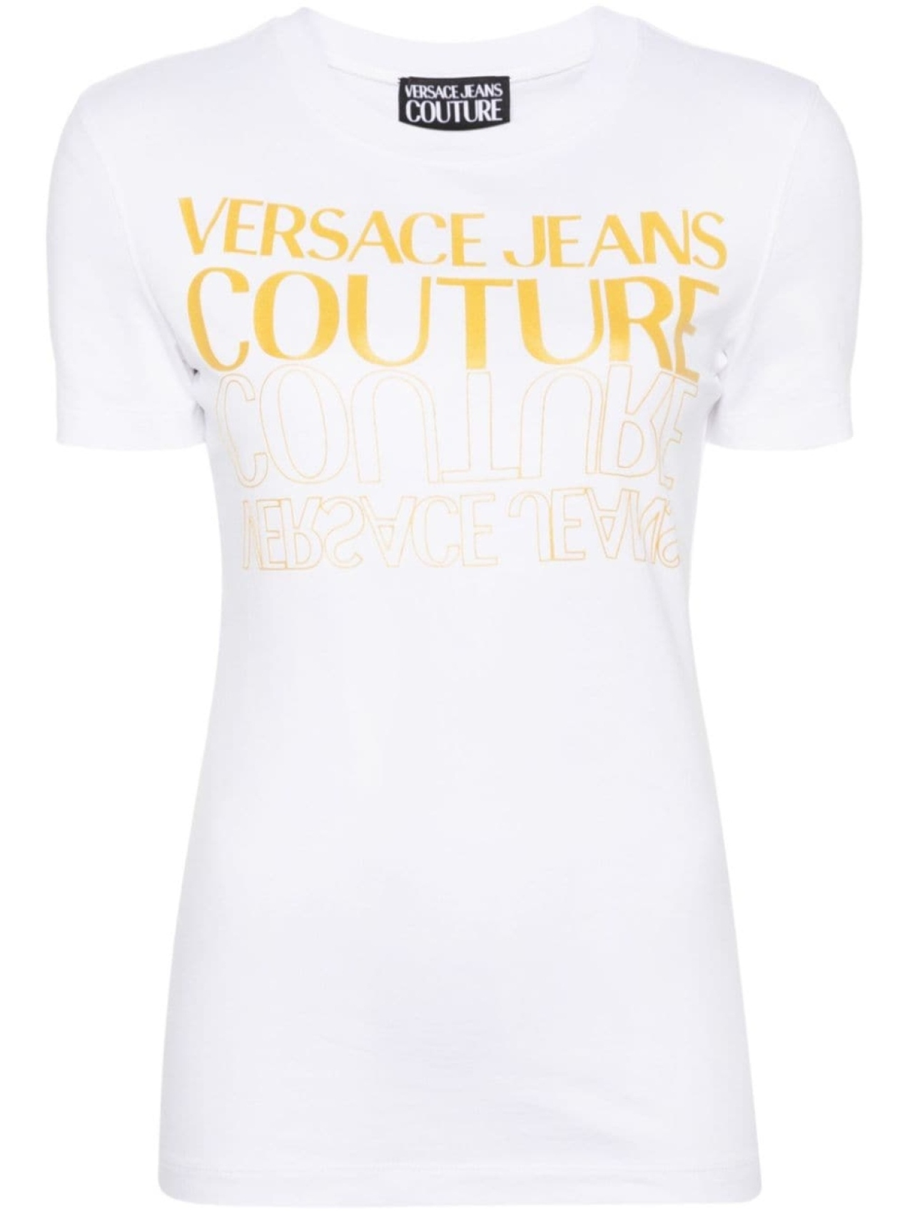 

Versace Jeans Couture футболка с логотипом Upside Down, белый