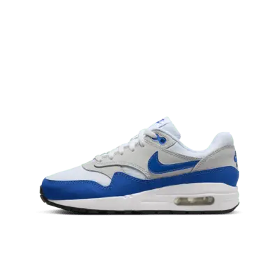 

Кроссовки Nike Air Max 1, цвет White/Neutral Grey/Black/Game Royal