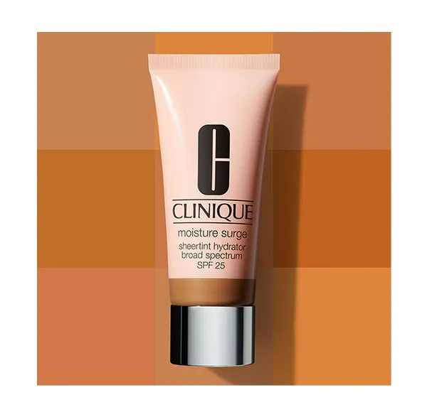 Тональный увлажняющий крем для лица Moisture Surge Sheertint Hydrator Spf25 Clinique, цвет medium deep — фото 2