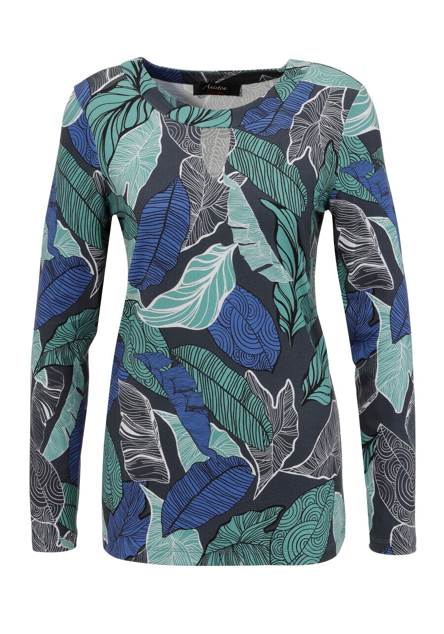 

Лонгслив Aniston CASUAL Shirt, синий