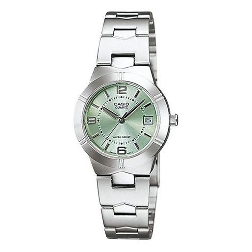 

Часы CASIO Quartz Waterproof Green Analog, зеленый